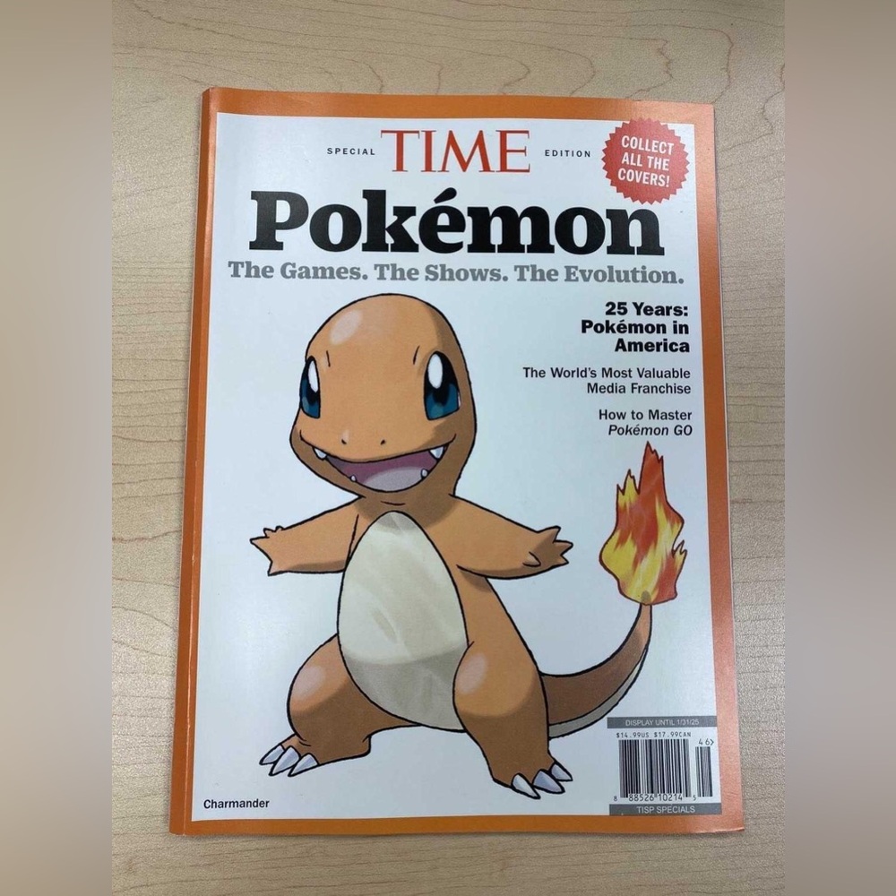 Pokemon x Time Magazine! *Special Edition 2024 Charmander Cover
